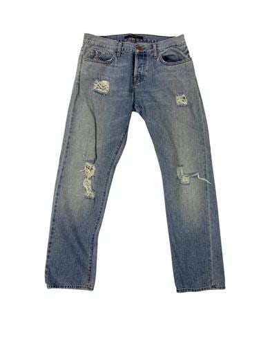 J BRAND LIGHT BLUE DISTRESSED DENIM JEANS, SIZE 26 (1 of 2)