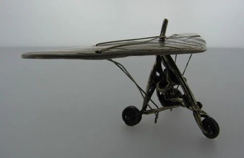 WOW STERLING SILVER DECORATIVE PLANE (1 of 2)