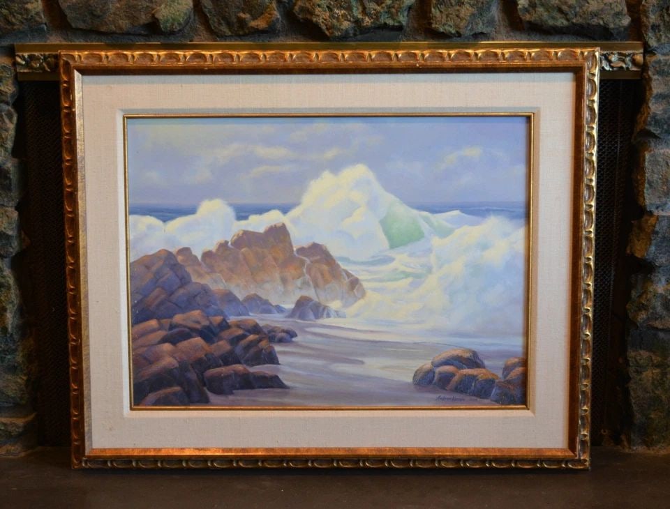 ANDREW KOZAK - CALIFORNIA OCEAN COASTAL SEASCAPE PAINTING - CARMEL, CALIFORNIA (1 of 2)