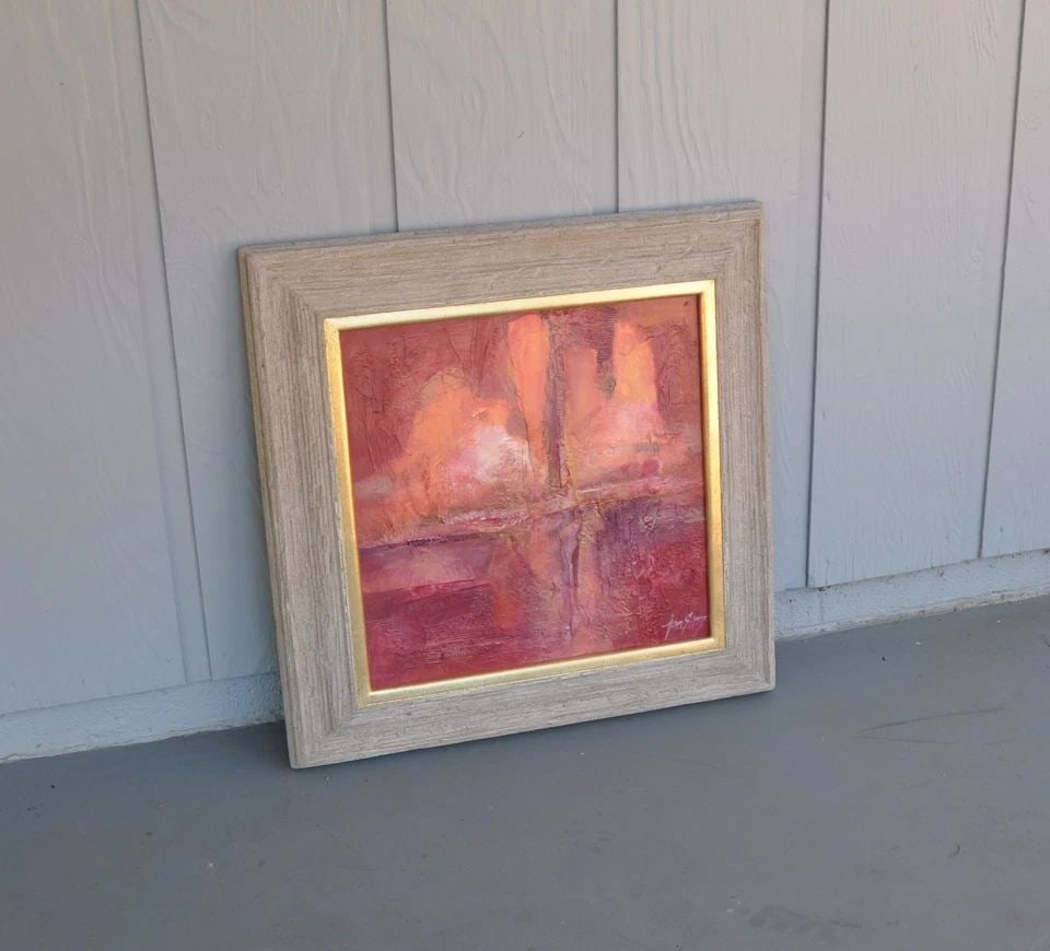 JAN SITTS - OIL PAINTING - SEDONA ARIZONA - CATHEDRAL ROCK: JAN SITTS - OIL PAINTING - SEDONA ARIZONA - CATHEDRAL ROCK Item Description: This original painting was done by Sedona Arizona artist Jan Sitts. I immediately recognized this as a painting of Cathedra