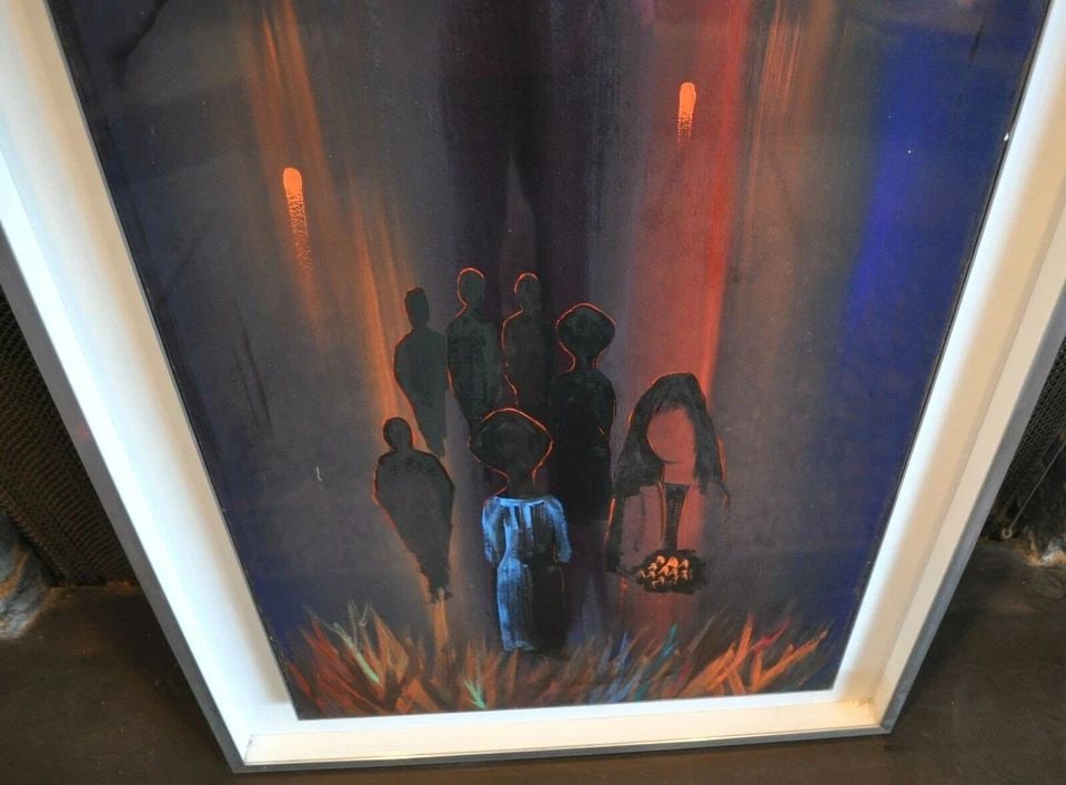 ELAINO FANTUZZI 1909-1987 OIL PAINTING -ABSTRACT FIGURATIVE - ITALY: ELAINO FANTUZZI 1909-1987 OIL PAINTING -ABSTRACT FIGURATIVE - ITALY Item Description: This evocative oil painting was done by Italian artist Eliano Fantuzzi (1909-1987). Eliano was born in Italy, move