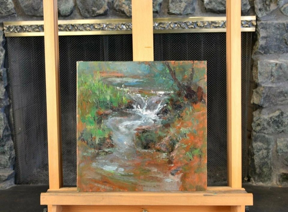 MICHAEL C. JOHNSON - IMPRESSIONIST PLEIN AIRE PAINTING OAK CREEK SEDONA AZ (1 of 2)