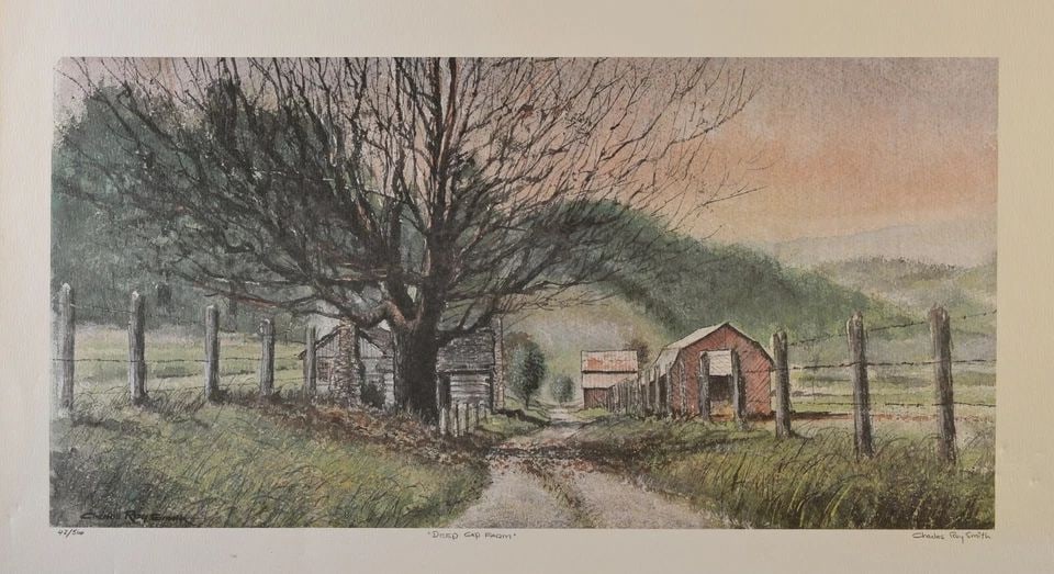CHARLES ROY SMITH - HISTORIC DEEP GAP FARM N. CAROLINA - SIGNED LMTD ED PRINT (1 of 2)