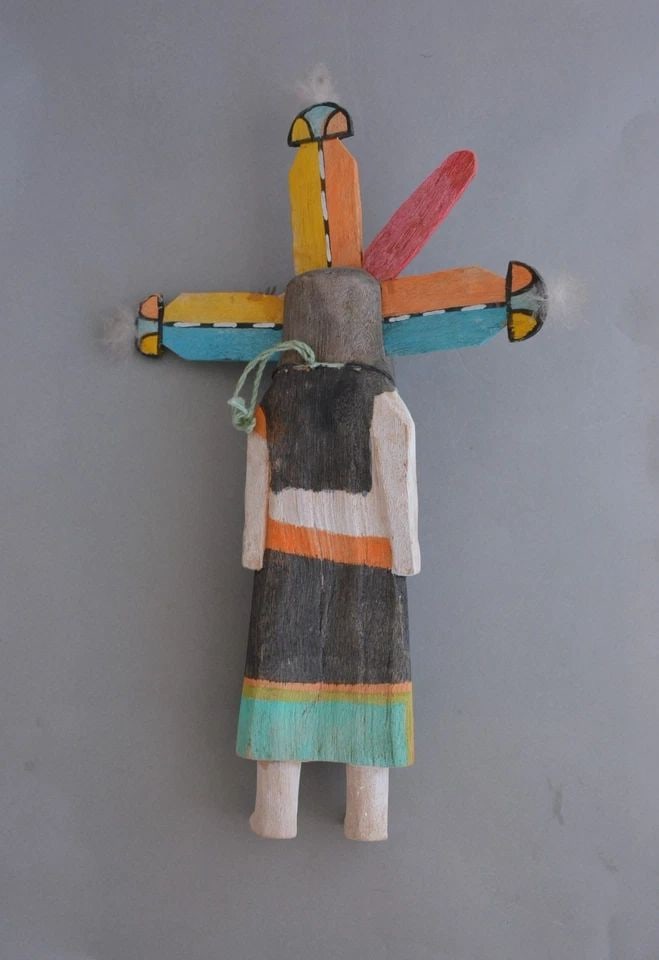 VINTAGE HOPI KACHINA - 11" TALL COTTONWOOD ROOT (1 of 2)