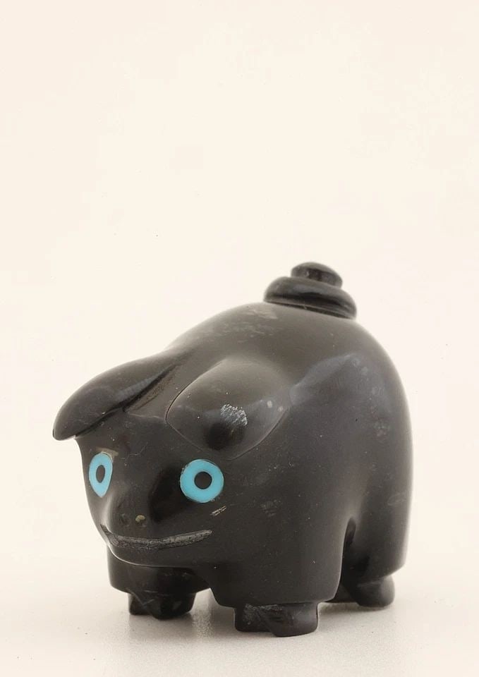 DANNY BOOQUA ZUNI PIG FETISH 1 1/4 " (1 of 2)