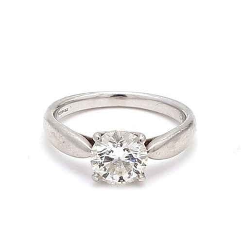 TIFFANY & CO. 1.18 CARAT ROUND BRILLIANT H IF DIAMOND PLATINUM ENGAGEMENT RING: TIFFANY & CO. 1.18 CARAT ROUND BRILLIANT H IF DIAMOND PLATINUM ENGAGEMENT RING Title: Tiffany & Co 1.18 Carat Round Brilliant H IF Diamond Platinum Engagement Ring Style: Engagement Metal: Platinum Ge