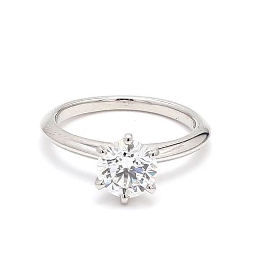 TIFFANY & CO. 1.20 CARAT ROUND BRILLIANT F VS1 DIAMOND PLATINUM ENGAGEMENT RING: TIFFANY & CO. 1.20 CARAT ROUND BRILLIANT F VS1 DIAMOND PLATINUM ENGAGEMENT RING Title: Tiffany & Co 1.20 Carat Round Brilliant F VS1 Diamond Platinum Engagement Ring Style: Engagement Metal: Platinum 