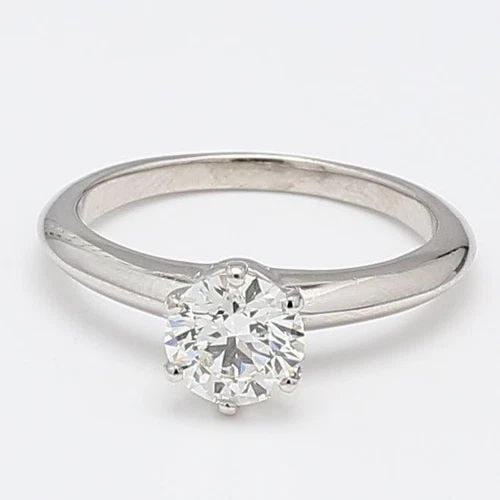 TIFFANY & CO 1.15 CARAT ROUND BRILLIANT H VS1 DIAMOND PLATINUM ENGAGEMENT RING: TIFFANY & CO 1.15 CARAT ROUND BRILLIANT H VS1 DIAMOND PLATINUM ENGAGEMENT RING Designer: Tiffany & Co Title: Tiffany & Co 1.15 Carat Round Brilliant H VS1 Diamond Platinum Engagement Ring Style: Engag