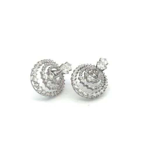 ESTATE 18K WHITE GOLD CLIP ON EARRINGS WITH 4.96 CARAT ROUND G-VS DIAMONDS: ESTATE 18K WHITE GOLD CLIP ON EARRINGS WITH 4.96 CARAT ROUND G-VS DIAMONDS ESTATE 18K WHITE GOLD CLIP ON EARRINGS WITH 4.96 CARAT ROUND G-VS DIAMONDS PRODUCT DESCRIPTION Video: Video Link Detailed Des