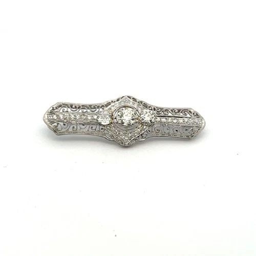 PLATINUM PIN BROOCH WITH 2.06 CARAT OLD EUROPEAN & ROUND J VS1 DIAMONDS: PLATINUM PIN BROOCH WITH 2.06 CARAT OLD EUROPEAN & ROUND J VS1 DIAMONDS PLATINUM PIN BROOCH WITH 2.06 CARAT OLD EUROPEAN & ROUND J VS1 DIAMONDS PRODUCT DESCRIPTION Video: Video Link Detailed Descripti