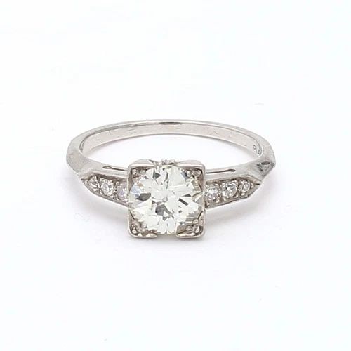 1.30 CARAT L-VS1 DIAMOND PLATINUM ENGAGEMENT RING (1 of 2)