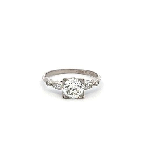 1.10 CARAT CIRCULAR BRILLIANT AND MARQUIS SHAPE DIAMOND PLATINUM ENGAGEMENT RING: 1.10 CARAT CIRCULAR BRILLIANT AND MARQUIS SHAPE DIAMOND PLATINUM ENGAGEMENT RING 1.10 CARAT CIRCULAR BRILLIANT AND MARQUIS SHAPE DIAMOND PLATINUM ENGAGEMENT RING $5,340.00 PRODUCT DESCRIPTION Title: 1