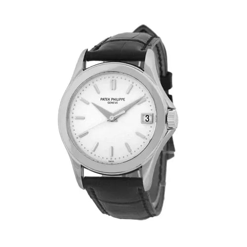 PATEK PHILIPPE 18K WHITE GOLD 37MM CALATRAVA GRANDE TAILLE 5107 WARRANTY MINTY (1 of 2)
