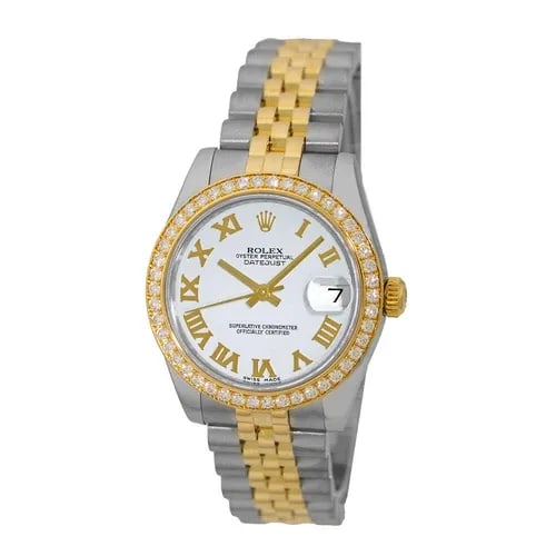 ROLEX STAINLESS STEEL & 18K YELLOW GOLD 31MM DATEJUST 178383 WARANTY MINTY 2015: ROLEX STAINLESS STEEL & 18K YELLOW GOLD 31MM DATEJUST 178383 WARANTY MINTY 2015 ROLEX Stainless Steel & 18K Yellow Gold 31mm Datejust 178383 Box Waranty Pre-Owned Stainless Steel and 18K Yellow Gold 3