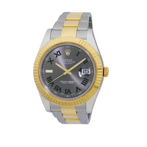 ROLEX STAINLESS STEEL & 18K YELLOW GOLD 41MM DATEJUST 41 116333 BOX WARRANTY: ROLEX STAINLESS STEEL & 18K YELLOW GOLD 41MM DATEJUST 41 116333 BOX WARRANTY ROLEX Stainless Steel & 18K Yellow Gold 41mm Datejust 41 # 116333 Box Warranty Pre-Owned Gent's Stainless Steel & 18K Yello