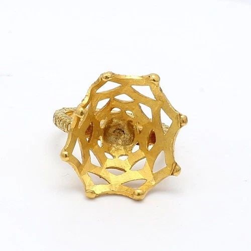 1.37 CARAT ROUND INTENSE FANCY YELLOW DIAMOND 18 KARAT YELLOW GOLD SEMI MOUNT RI: 1.37 CARAT ROUND INTENSE FANCY YELLOW DIAMOND 18K YG SEMI MOUNT RING Title: 1.37 Carat Round Brilliant Intense Fancy Yellow VS2 Diamond 18 Karat Yellow Gold Semi Mount Ring Style: Semi Mount Metal: 18