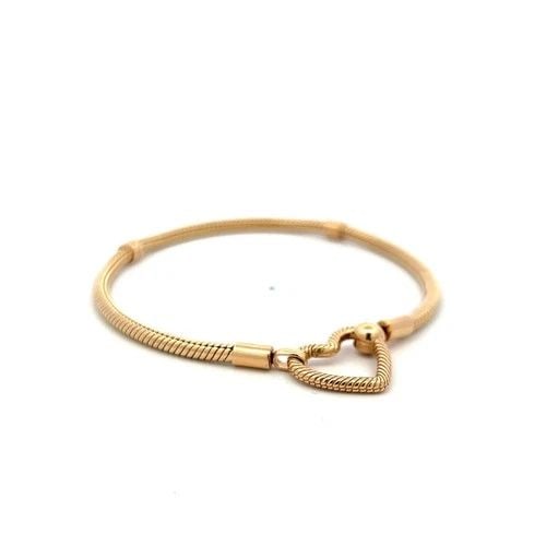 PANDORA VINTAGE 14K YELLOW GOLD HEART CHAIN BRACELET 19.5G: PANDORA VINTAGE 14K YELLOW GOLD HEART CHAIN BRACELET 19.5G PANDORA VINTAGE 14K YELLOW GOLD HEART CHAIN BRACELET 19.5G PRODUCT DESCRIPTION Designer: Pandora Video: Video Link Detailed Description: Embr