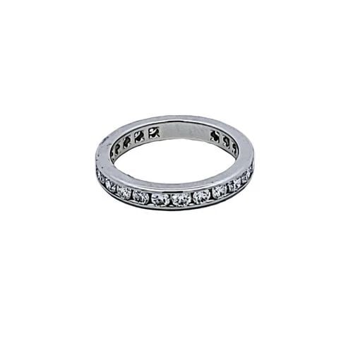 TIFFANY & CO PLATINUM BAND RING WITH 0.85 CARAT ROUND F VS1 DIAMONDS SIZE 4.5: TIFFANY & CO PLATINUM BAND RING WITH 0.85 CARAT ROUND F VS1 DIAMONDS SIZE 4.5 TIFFANY & CO PLATINUM BAND RING WITH 0.85 CARAT ROUND F VS1 DIAMONDS SIZE 4.5 PRODUCT DESCRIPTION Designer: Tiffany & Co V