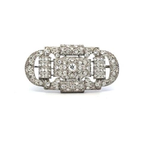 2.50 CARAT OLD EUROPEAN CUT G VS DIAMOND PLATINUM PIN BROOCH: 2.50 CARAT OLD EUROPEAN CUT G VS DIAMOND PLATINUM PIN BROOCH PRODUCT DESCRIPTION Title: 2.50 Carat Old European Cut G VS Diamond Platinum Pin Brooch Style: Pin Metal: Platinum Gemstone 1: 2.5 Carat Di