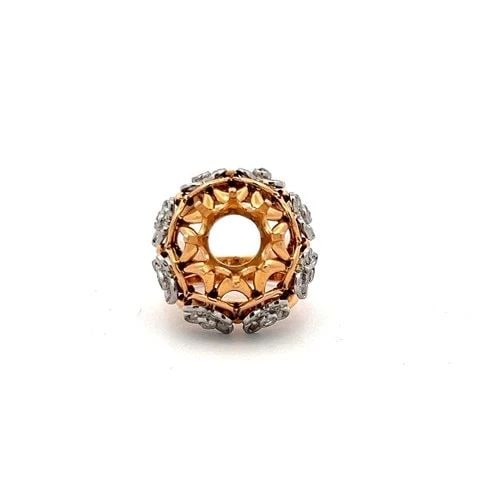 18K YG SEMI MOUNT RING WITH 1.4 CARAT ROSE CUT DIAMOND FITS 12.03X11.71MM 6.00CT: 18K YG SEMI MOUNT RING WITH 1.4 CARAT ROSE CUT DIAMOND FITS 12.03X11.71MM 6.00CT 18K YG SEMI MOUNT RING WITH 1.4 CARAT ROSE CUT DIAMOND FITS 12.03X11.71MM 6.00CT PRODUCT DESCRIPTION Video: Video Link 