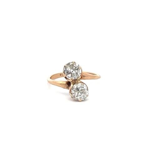1.24 CARAT ROUND BRILLIANT I I1-SI2 DIAMOND 10 KARAT YELLOW GOLD ENGAGEMENT RING (1 of 2)