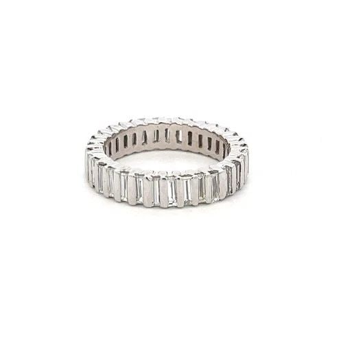 2.25 CARAT BAGUETTE SHAPE G VS1 DIAMOND PLATINUM ETERNITY BAND RING: 2.25 CARAT BAGUETTE SHAPE G VS1 DIAMOND PLATINUM ETERNITY BAND RING 2.25 Carat Baguette Shape G VS1 Diamond Platinum Eternity Band Ring 950 Engagement Ring Details Department Unisex Adults Main Stone 
