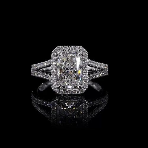 LAB-GROWN 3.1 CARAT CUSHION BRILLIANT E-F-VVS2 DIAMOND 14K YG HANGING EARRINGS: LAB-GROWN 3.1 CARAT CUSHION BRILLIANT E-F-VVS2 DIAMOND 14K YG HANGING EARRINGS Title: High-quality Brand-New Echo Friendly Elegant Lab-Grown 3.1 Carat Cushion Brilliant E-F-VVS2 Diamond 14K Yellow Gol