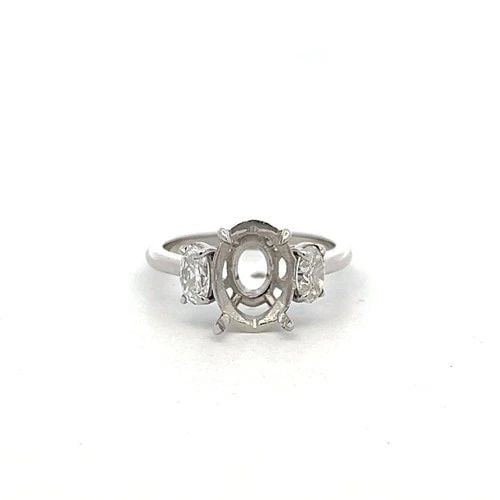LAB-GROWN 2.06 CARAT OVAL E-VS DIAMOND 14K WHITE GOLD HUGGIES EARRINGS: LAB-GROWN 2.06 CARAT OVAL E-VS DIAMOND 14K WHITE GOLD HUGGIES EARRINGS Title: High-quality Brand-New Echo Friendly Elegant Lab-Grown 2.06 Carat Oval E-VS Diamond 14K White Gold Huggies Earrings Video 