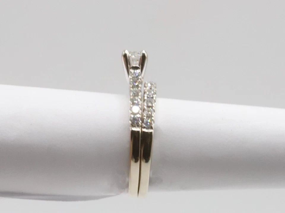 TOLKOWSKY 14K WHITE GOLD 1.02CT DIAMOND RINGS ENGAGEMENT SET SIZE: 7: TOLKOWSKY 14K WHITE GOLD 1.02CT DIAMOND RINGS ENGAGEMENT SET (SIZE: 7) Tolkowsky 14k White Gold 1.02ct Diamond Rings Engagement Set You are bidding on a Tolkowsky 14k White Gold 1.02ct Diamond Rings E