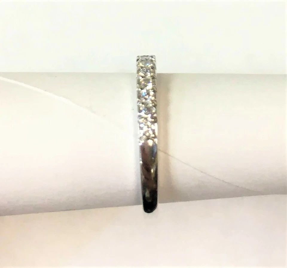 SCOTT KAY PLATINUM AND 0.30CTW DIAMOND BAND HEAVENS GATES (SIZE 5.75) 4.2 GRAM (1 of 2)