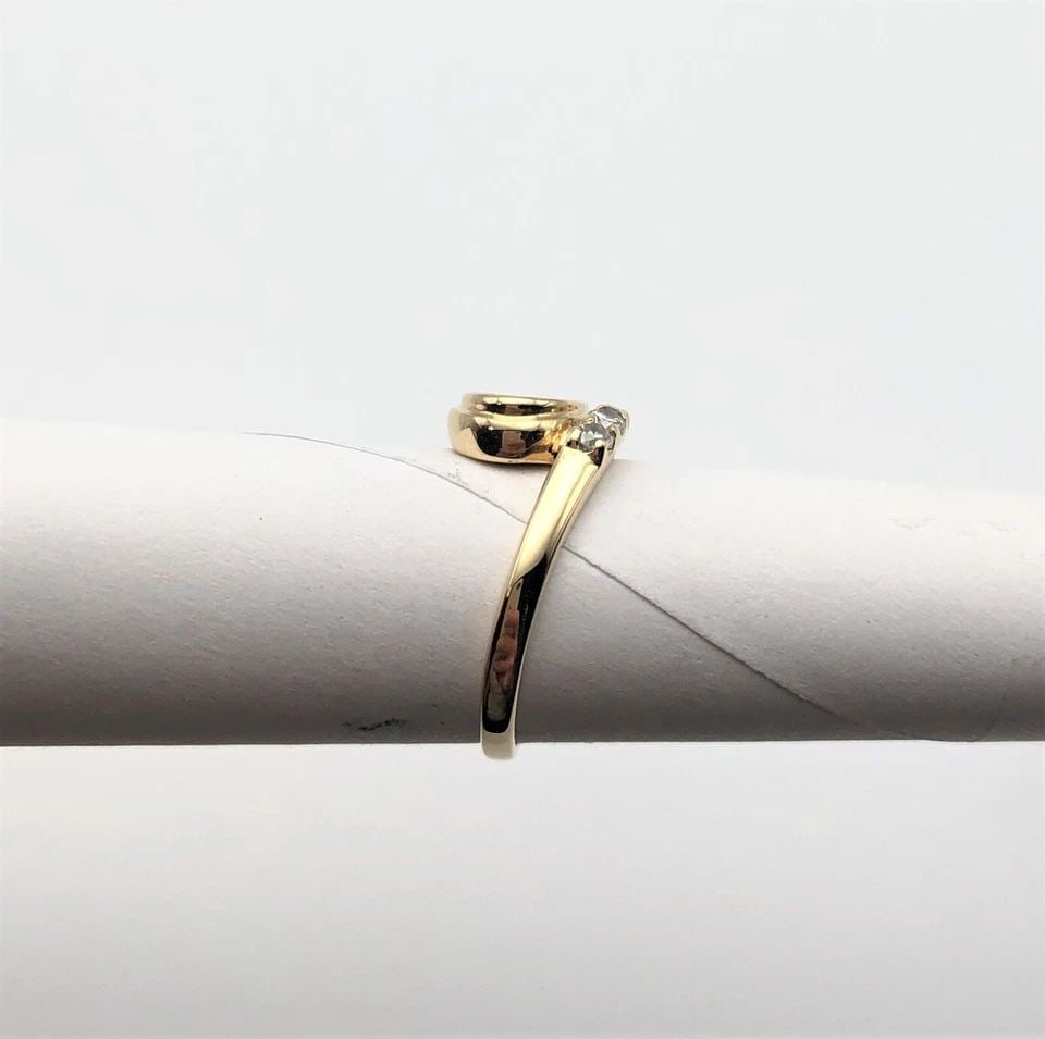 14K GOLD RING WITH NATURAL BOULDER OPAL AND DIAMONDS (SIZE 6.25) 3.5 GRAM (1 of 2)
