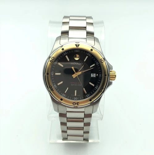 MOVADO SERIES 800 SUB SEA 14-1-20-1090 DATE WATCH WITH BLACK DIAL AND BOX: MOVADO SERIES 800 SUB SEA 14-1-20-1090 DATE WATCH WITH BLACK DIAL AND BOX MOVADO SERIES 800 Sub Sea 14-1-20-1090 Date Watch with Black Dial and Box You are bidding on a MOVADO SERIES 800 Sub Sea 14-1-