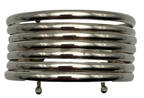 925 STERLING SILVER SEVEN STRAND STACKED CUFF BRACELET (7.5 INCH) 63.2 GRAMS: 925 STERLING SILVER 7 STRAND STACKED CUFF BRACELET 7.5" 63.2 GRAMS 925 Sterling Silver 7 Strand Stacked Cuff Bracelet Condition: Used, has marks and scratches on it from being worn and used Material: 