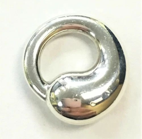 TIFFANY & CO. ELSA PERETTI ETERNAL CIRCLE 925 STERLING SILVER PENDANT (1 of 2)