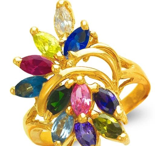 NEW 14K YELLOW GOLD MOTHER'S RING (1 of 2)