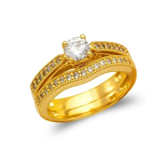 NEW 14K YELLOW GOLD LADIES FANCY SOLITAIRE RING: NEW 14K YELLOW GOLD LADIES FANCY SOLITAIRE RING LADIES FANCY SOLITAIRE RING NEW 14K YELLOW GOLD Apx. SIZE: 3mm Apx. WEIGHT: 6.5g