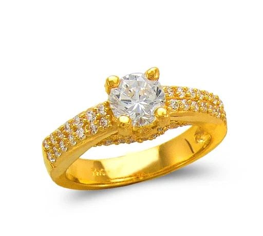 NEW 14K YELLOW GOLD LADIES FASHION SOLITAIRE RING: NEW 14K YELLOW GOLD LADIES FASHION SOLITAIRE RING LADIES FASHION SOLITAIRE RING NEW 14K YELLOW GOLD SIZE Apx: 5mm Apx WEIGHT: 5.8g