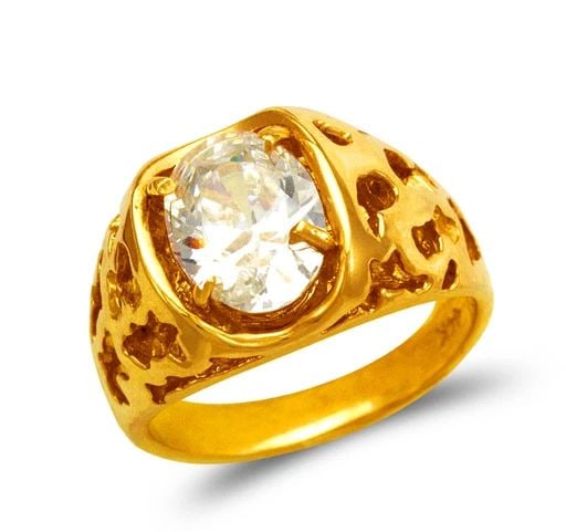 NEW 14K YELLOW GOLD KIDS RING (1 of 2)