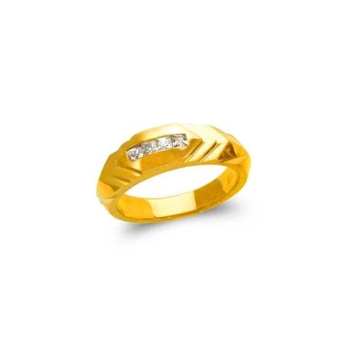 NEW 14K YELLOW GOLD LADIES COUPLE RING (1 of 2)