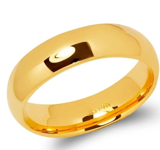 NEW 14K YELLOW GOLD 5MM PLAIN WEDDING BAND: NEW 14K YELLOW GOLD 5MM PLAIN WEDDING BAND 5MM PLAIN WEDDING BAND NEW 14K YELLOW GOLD SIZE Apx: 5mm WEIGHT: 5.0g