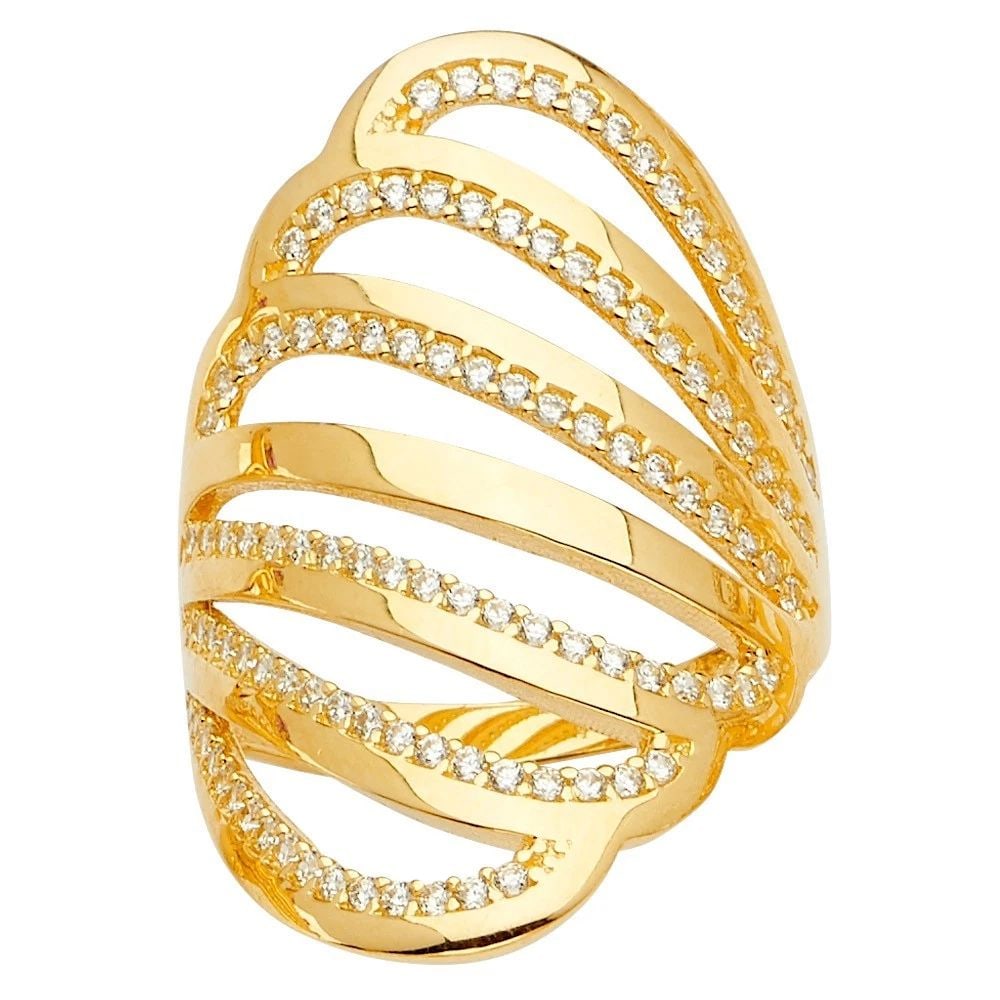 NEW 14K YELLOW GOLD MULTI LINE MP RING: NEW 14K YELLOW GOLD MULTI LINE MP RING MULTI LINE MP RING NEW 14K YELLOW GOLD WIDTH : WEIGHT : 4.6g