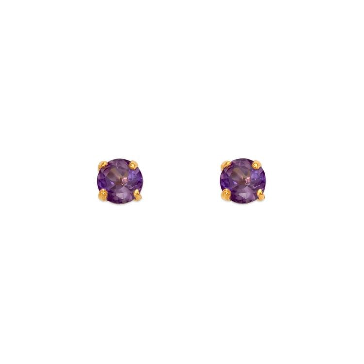 NEW 14K YELLOW GOLD LIGHT PURPLE AMETHYST BIRTHSTONE SCREW BACK STUD EARRINGS: NEW 14K YELLOW GOLD LIGHT PURPLE AMETHYST BIRTHSTONE SCREW BACK STUD EARRINGS LIGHT PURPLE AMETHYST BIRTHSTONE SCREW BACK STUD EARRINGS NEW 14K YELLOW GOLD Width: Approx. 3mm Apx WEIGHT: 2g