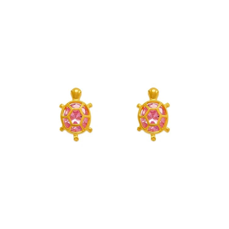 NEW 14K YELLOW GOLD TURTLE STUD EARRINGS: NEW 14K YELLOW GOLD TURTLE STUD EARRINGS TURTLE STUD EARRINGS NEW 14K YELLOW GOLD Width: Approx. 7x11mm Apx WEIGHT: 2g