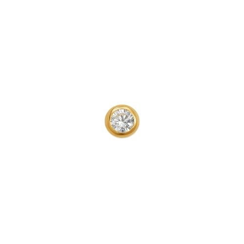 NEW 14K YELLOW GOLD SINGLE BEZEL FLATBACK STUD EARRINGS: NEW 14K YELLOW GOLD SINGLE BEZEL FLATBACK STUD EARRINGS SINGLE BEZEL FLATBACK STUD EARRINGS NEW 14K YELLOW GOLD Width: Approx. 4x4mm AVERAGE Apx WEIGHT: 2g