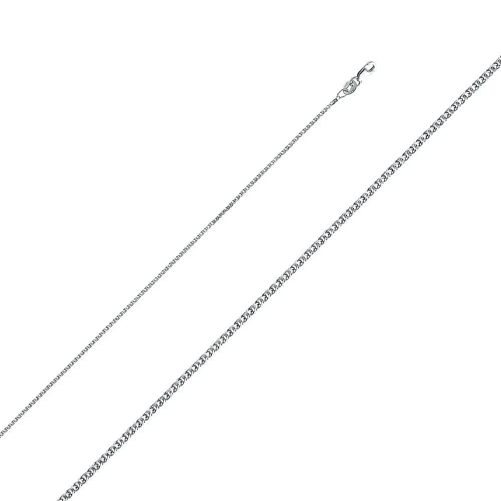 NEW 14K WHITE GOLD 020(1.3MM) FLAT WHEAT CHAIN: 14K WHITE GOLD 020(1.3MM) FLAT WHEAT CHAIN 020(1.3MM) FLAT WHEAT CHAIN NEW 14K WHITE GOLD WIDTH: 1.3mm AVERAGE Apx WEIGHT: 1.2g
