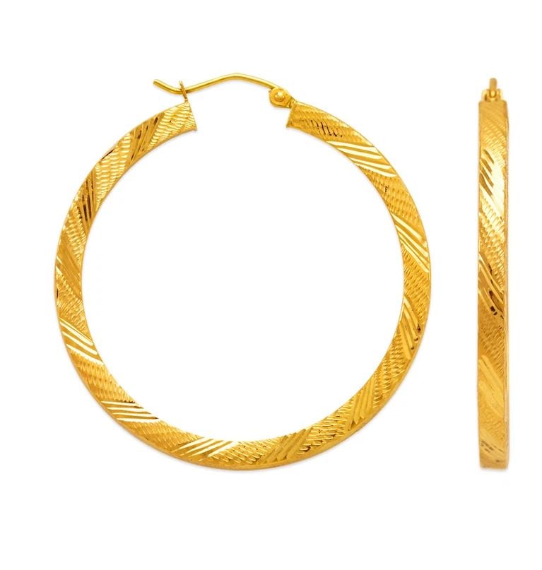 NEW 14K YELLOW GOLD 3MM SQUARE TUBE HOOP EARRINGS: NEW 14K YELLOW GOLD 3MM SQUARE TUBE HOOP EARRINGS 3MM SQUARE TUBE HOOP EARRINGS NEW 14K YELLOW GOLD Width: Approx. 3mm Apx WEIGHT: 1.9g