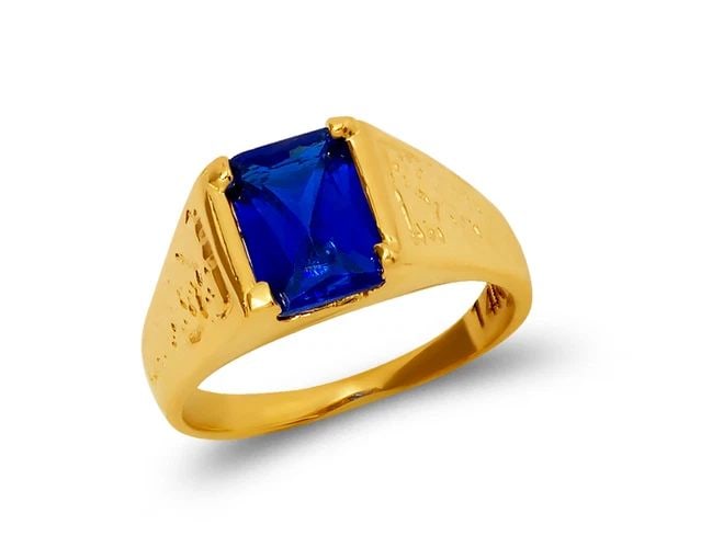 NEW 14K TWO TONE GOLD KIDS RING (1 of 2)