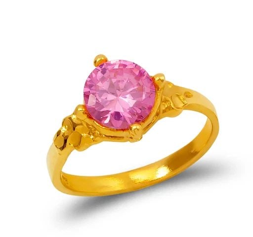 NEW 14K YELLOW GOLD KIDS RING (1 of 2)