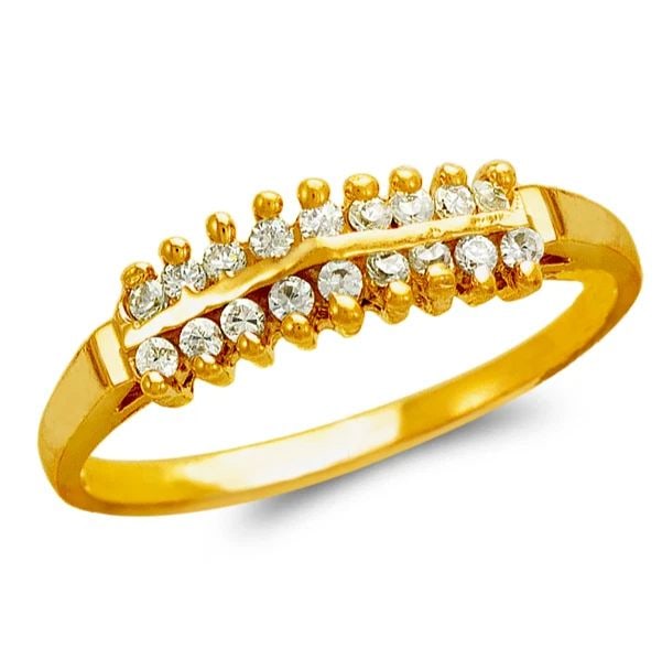 NEW 14K YELLOW GOLD LADIES FASHION RING (1 of 2)