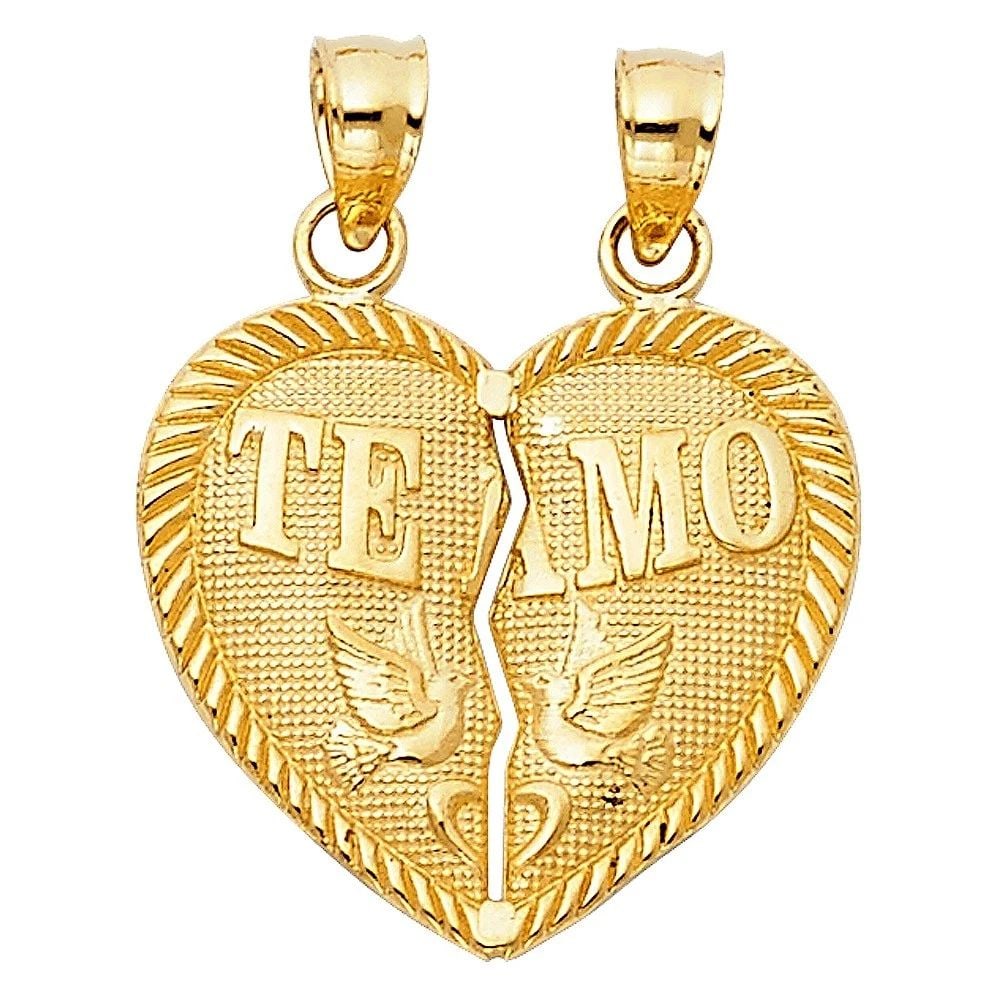 NEW 14K YELLOW GOLD HEART PENDANT (PT409): NEW 14K YELLOW GOLD HEART PENDANT (PT409) HEART PENDANT (PT409) NEW 14K YELLOW GOLD Height : 25 mm Width : 20 mm Apx. WEIGHT : 1.6g